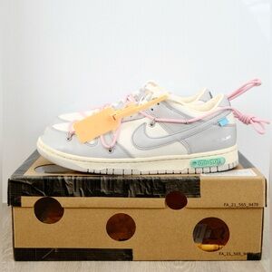 Nike Low Dunk, Off White Lot 9/50, size 9.5 mens